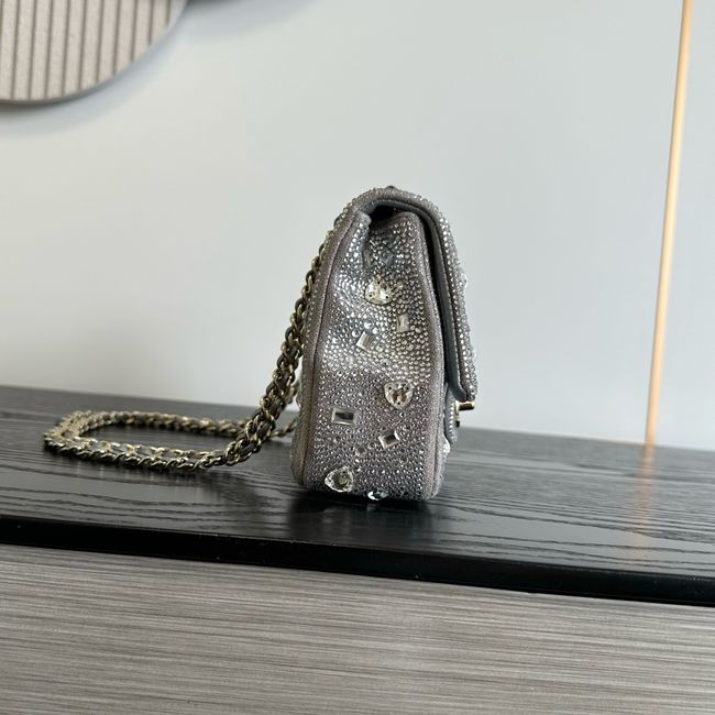 CHANEL Evening Bag AS4297 Silvery CHANEL Evening Bag AS4297 Silvery