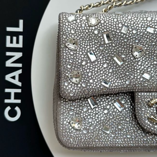 CHANEL Evening Bag AS4297 Silvery CHANEL Evening Bag AS4297 Silvery