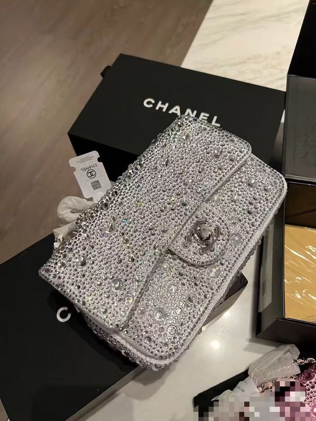 CHANEL Evening Bag AS4297 Silvery CHANEL Evening Bag AS4297 Silvery