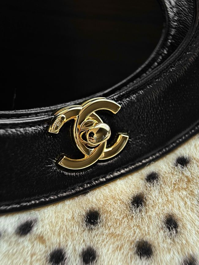 CHANEL 31 Mini Shopping Bag AS6361 Light Beige & Black CHANEL 31 Mini Shopping Bag AS6361 Light Beige & Black