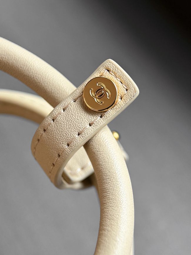 Chanel Clutch with Leather Strap AP5528 Beige Chanel Clutch with Leather Strap AP5528 Beige