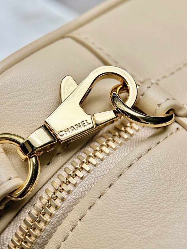 Chanel Clutch with Leather Strap AP5528 Beige Chanel Clutch with Leather Strap AP5528 Beige