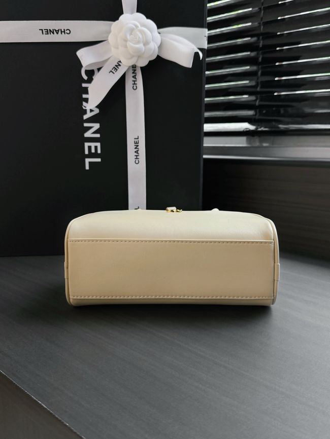 Chanel Clutch with Leather Strap AP5528 Beige Chanel Clutch with Leather Strap AP5528 Beige