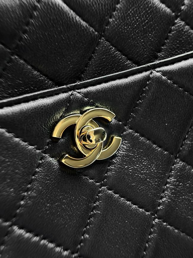 Chanel Lambskin Camera Case AS6443 black Chanel Lambskin Camera Case AS6443 black