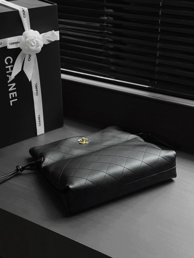 Chanel Small Shopping Bag AS6495 black Chanel Small Shopping Bag AS6495 black