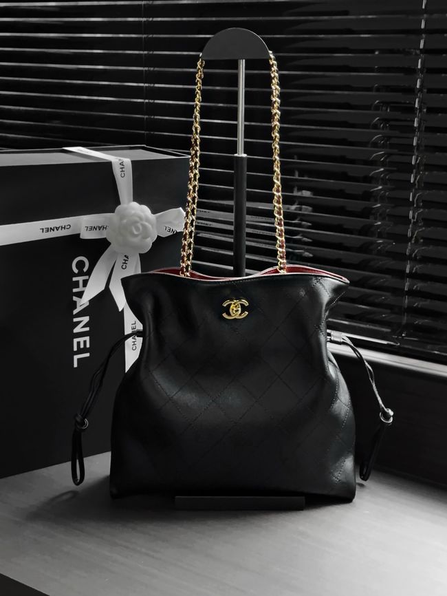 Chanel Small Shopping Bag AS6495 black