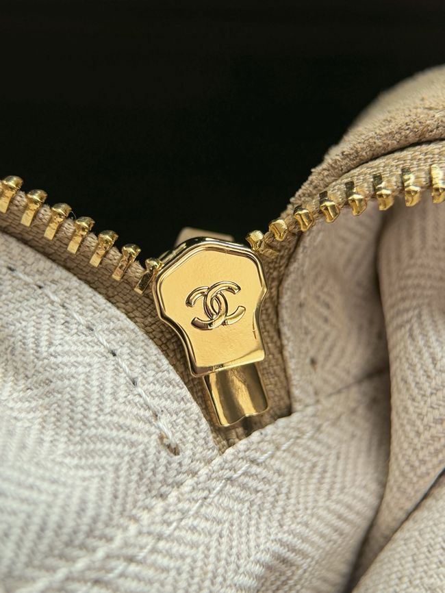 Chanel Suede Calfskin Camera Case AS6443 Dark Beige Chanel Suede Calfskin Camera Case AS6443 Dark Beige
