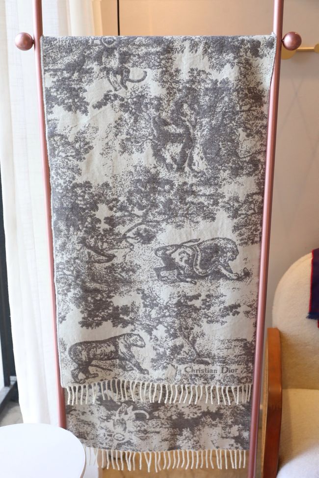 Dior cashmere scarf KY198-3 Dior cashmere scarf KY198-3