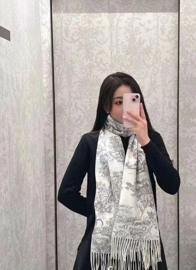Dior cashmere scarf KY198-3 Dior cashmere scarf KY198-3