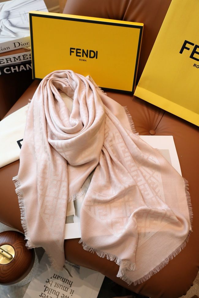 Fendi Shawl Wool Silk and Cotton 06388-1 Fendi Shawl Wool Silk and Cotton 06388-1