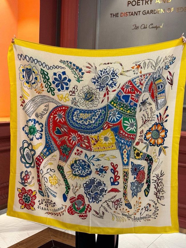 Hermes cashmere Shawl H24436-1