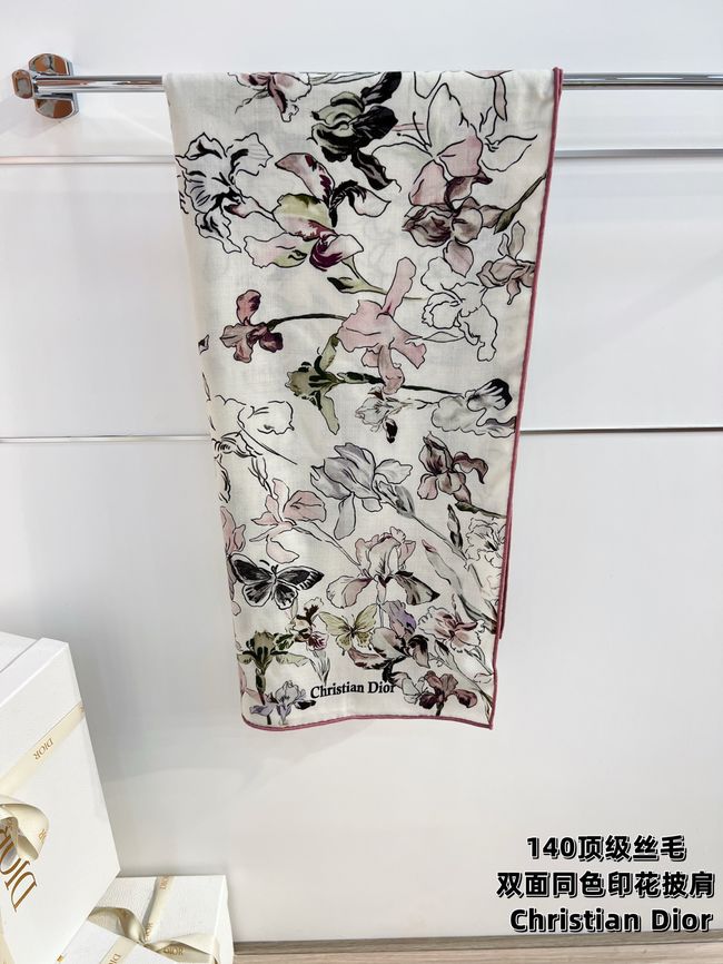 Dior cashmere Shawl KY204-4 Dior cashmere Shawl KY204-4