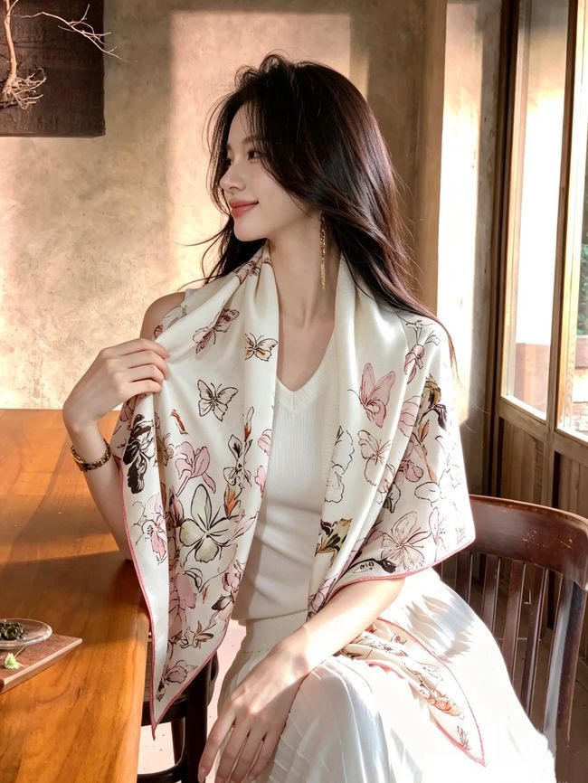Dior cashmere Shawl KY204-4 Dior cashmere Shawl KY204-4