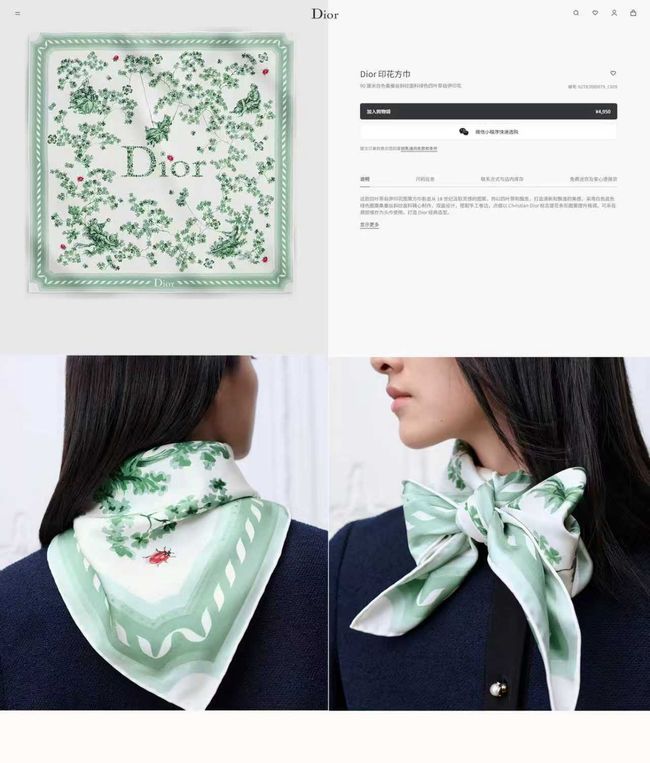 Dior cashmere scarf KY206-2 Dior cashmere scarf KY206-2