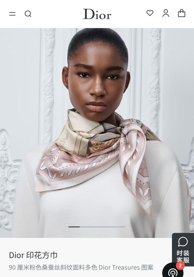 Dior silk scarf KY208-2 Dior silk scarf KY208-2
