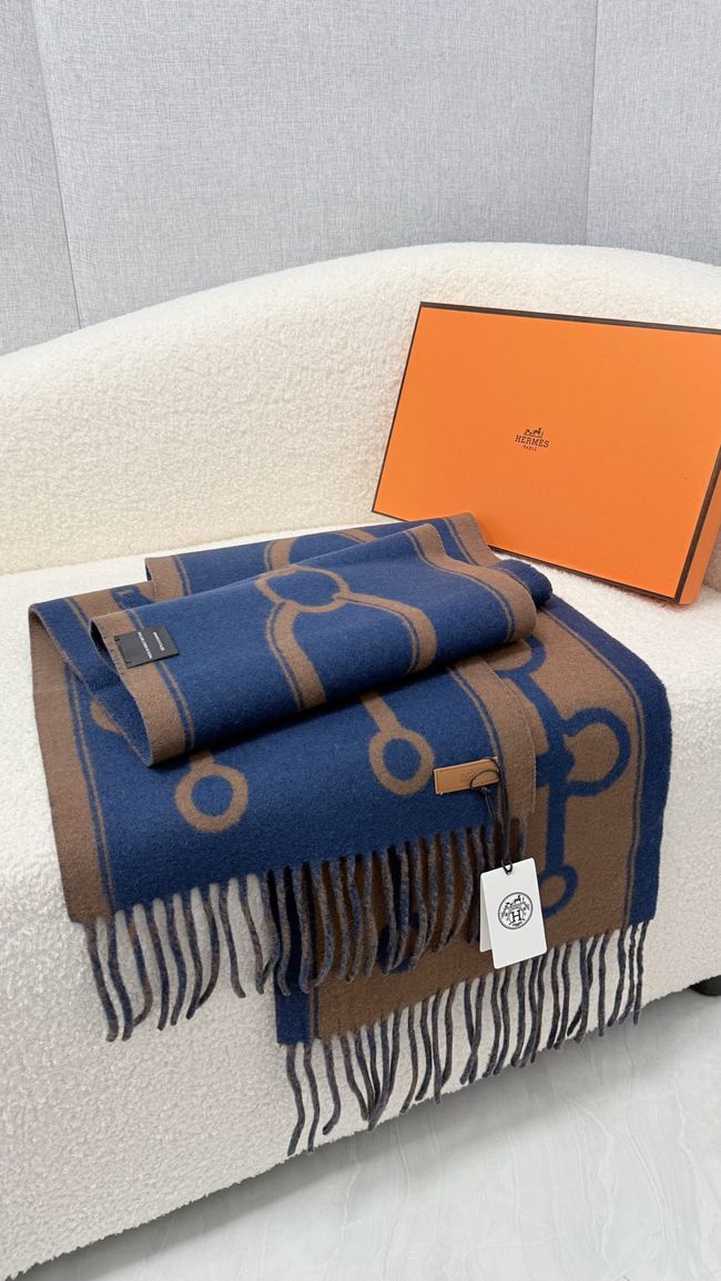 Hermes cashmere scarf H251526-1 Hermes cashmere scarf H251526-1