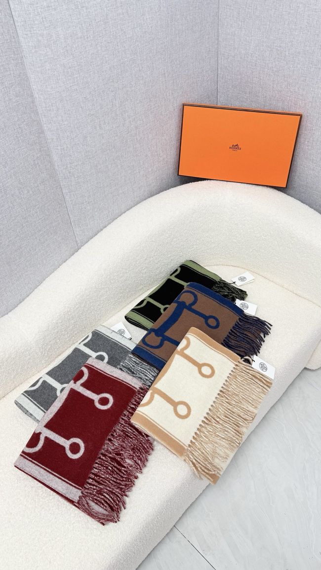 Hermes cashmere scarf H251526-1 Hermes cashmere scarf H251526-1