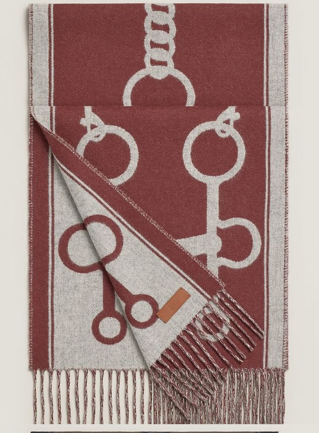 Hermes cashmere scarf H251526-3