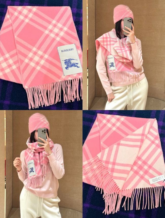 Burberry cashmere scarf BU0028-1 Burberry cashmere scarf BU0028-1