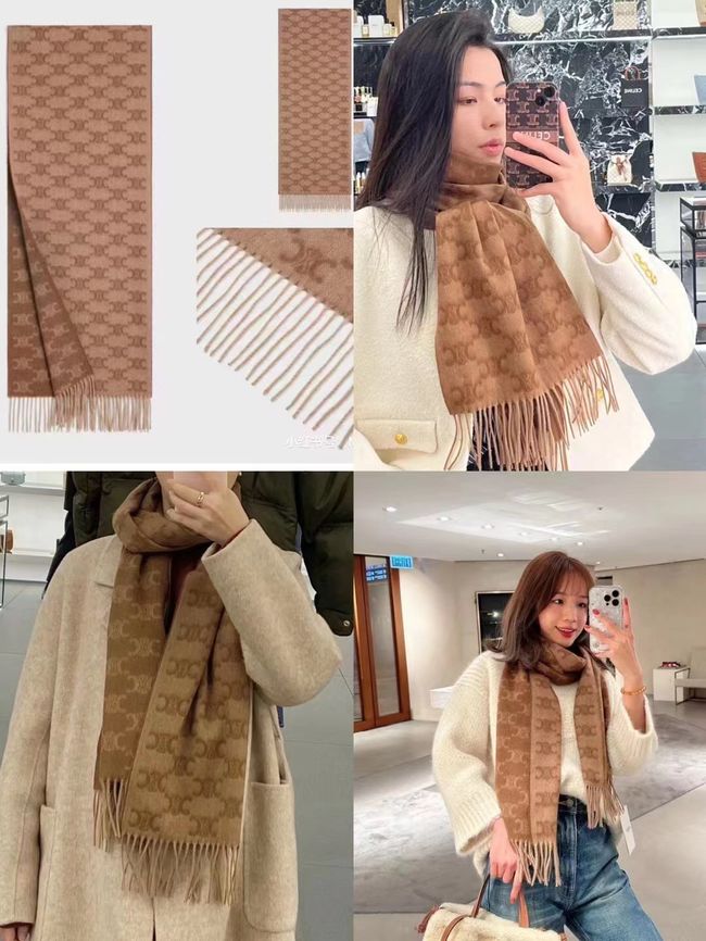 Celine Shawl Wool Silk and Cotton 873733-2 Celine Shawl Wool Silk and Cotton 873733-2