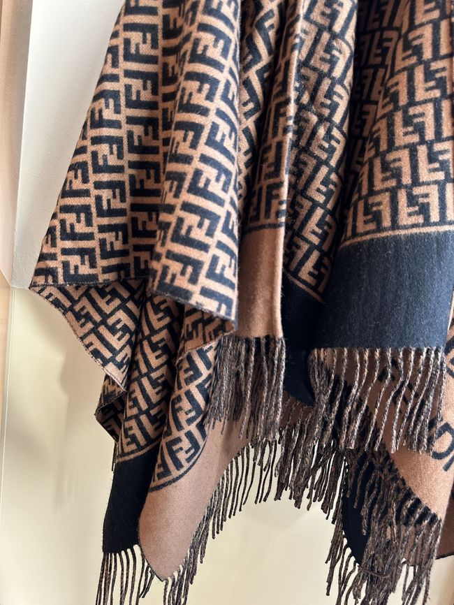 Fendi Shawl Wool Silk and Cotton 06389-1 Fendi Shawl Wool Silk and Cotton 06389-1