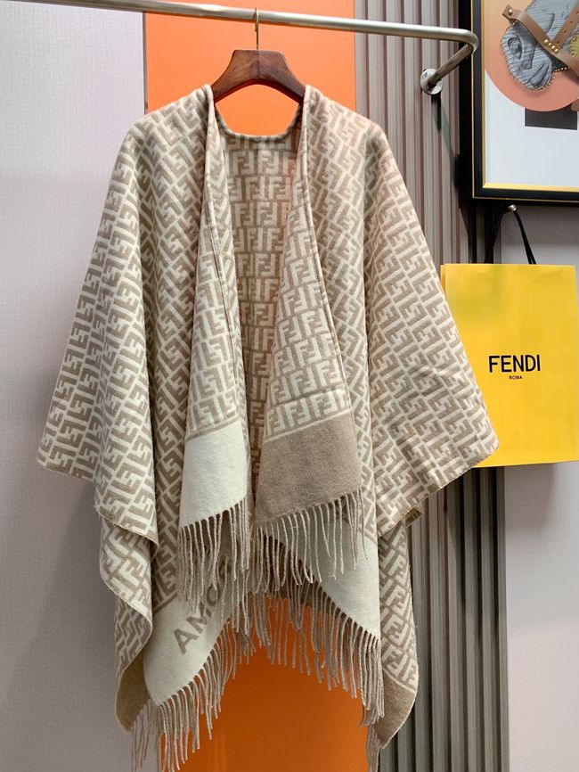 Fendi Shawl Wool Silk and Cotton 06389-2 Fendi Shawl Wool Silk and Cotton 06389-2
