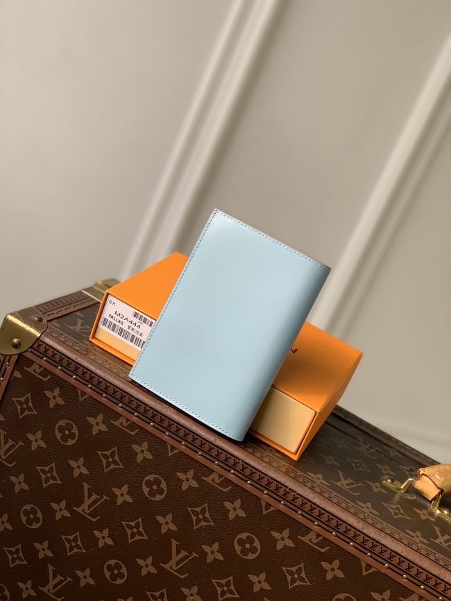 Louis Vuitton Passport Cover M2A444 light blue Louis Vuitton Passport Cover M2A444 light blue