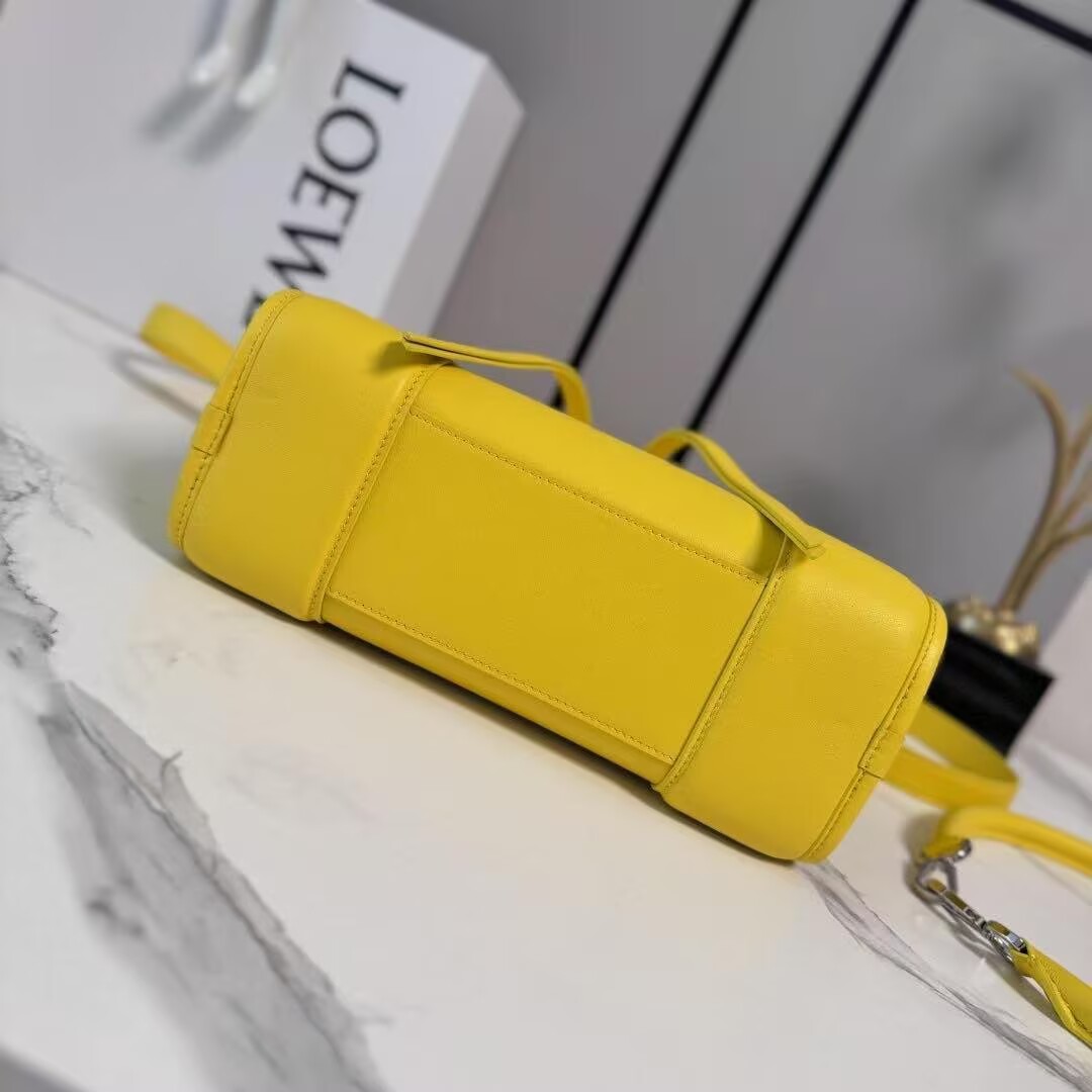 Loewe Top Handle Original Leather Bag L50231 Yellow