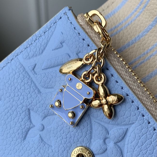 Louis Vuitton Rosalie Coin Purse M29796 Bleu Iris