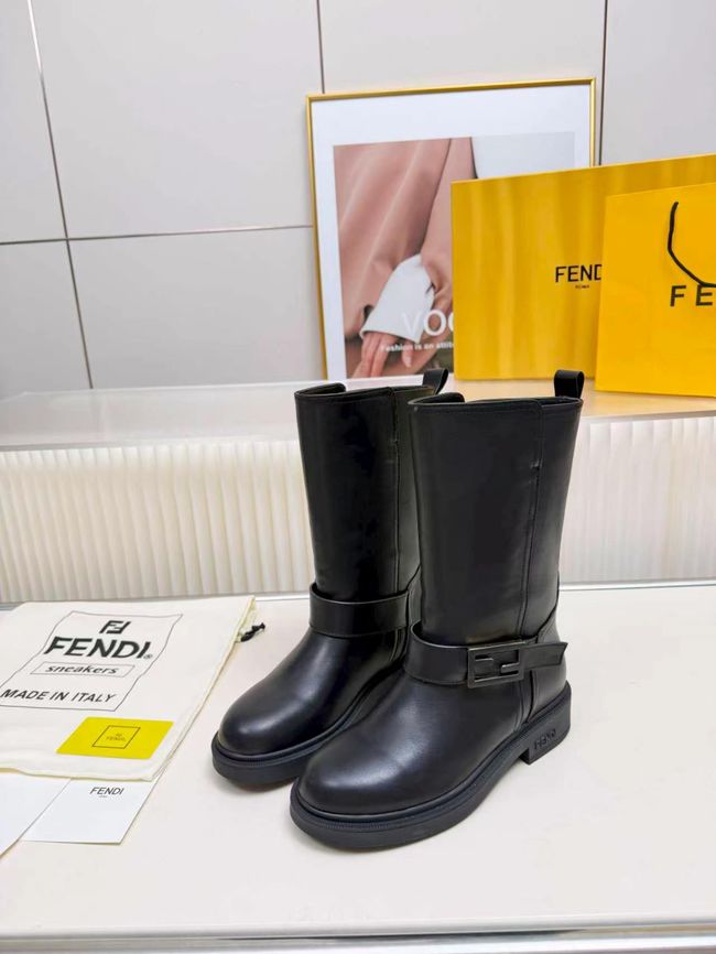 FENDI Commando leather boots 8T9048-1