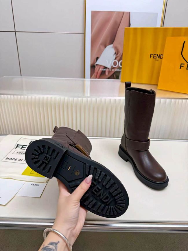 FENDI Commando leather boots 8T9048-3