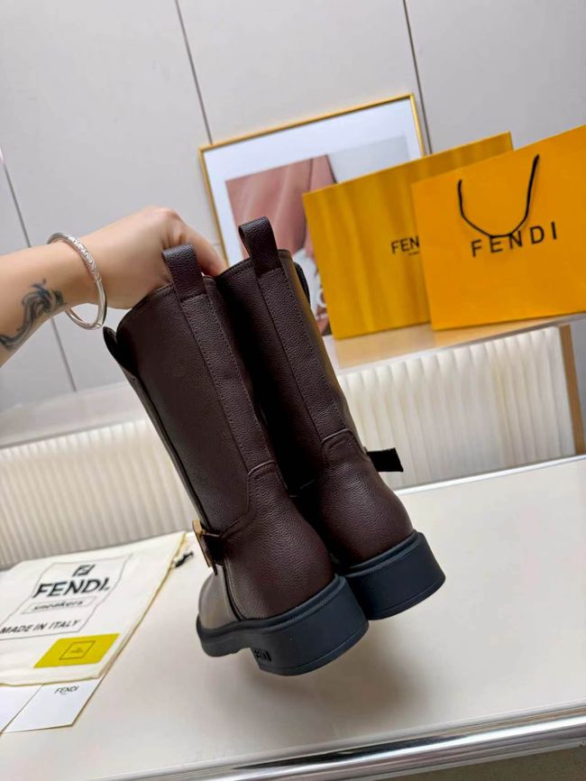 FENDI Commando leather boots 8T9048-3