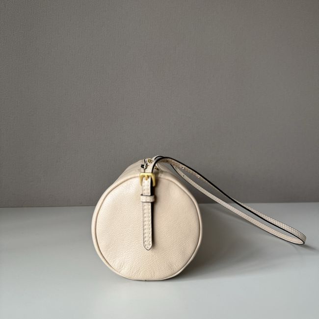 MIUMIU Tote Shoulder Handbag Velvet 5NE851 Ivory