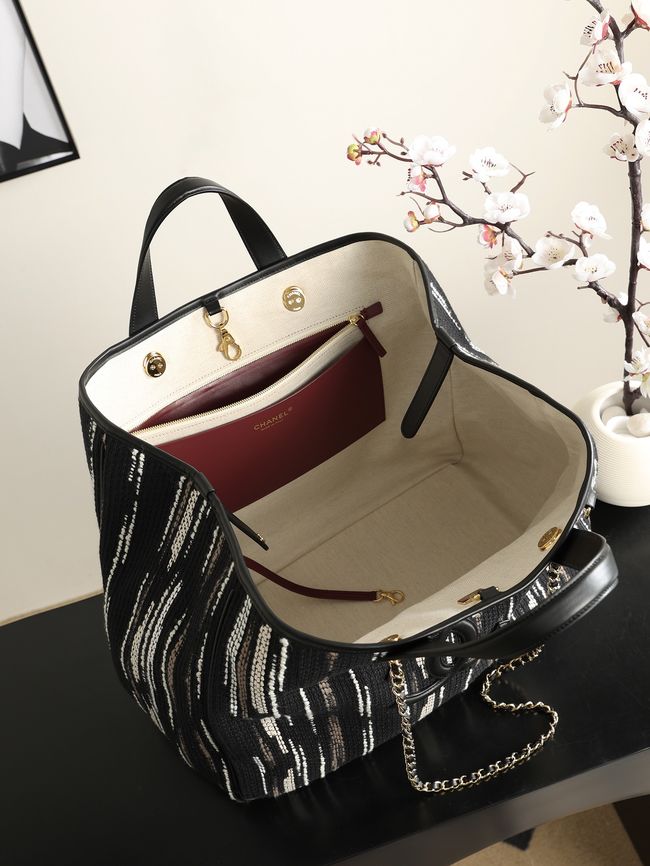 Chanel Large Shopping Bag AS6201 black Chanel Large Shopping Bag AS6201 black
