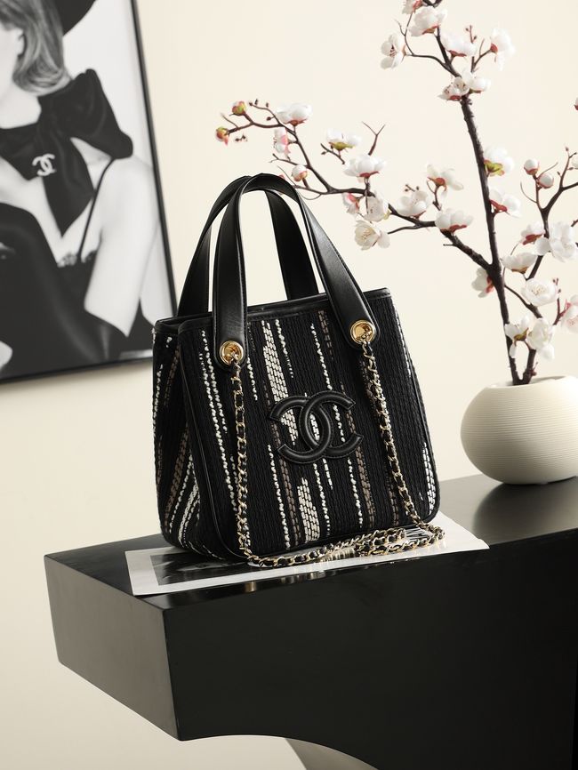 Chanel Mini Shopping Bag AS6199 black Chanel Mini Shopping Bag AS6199 black