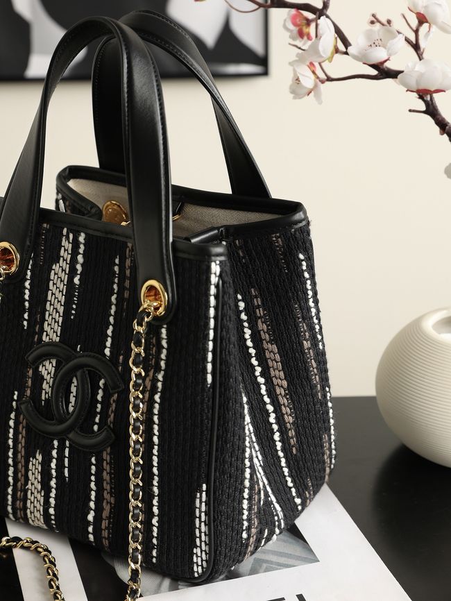 Chanel Mini Shopping Bag AS6199 black Chanel Mini Shopping Bag AS6199 black