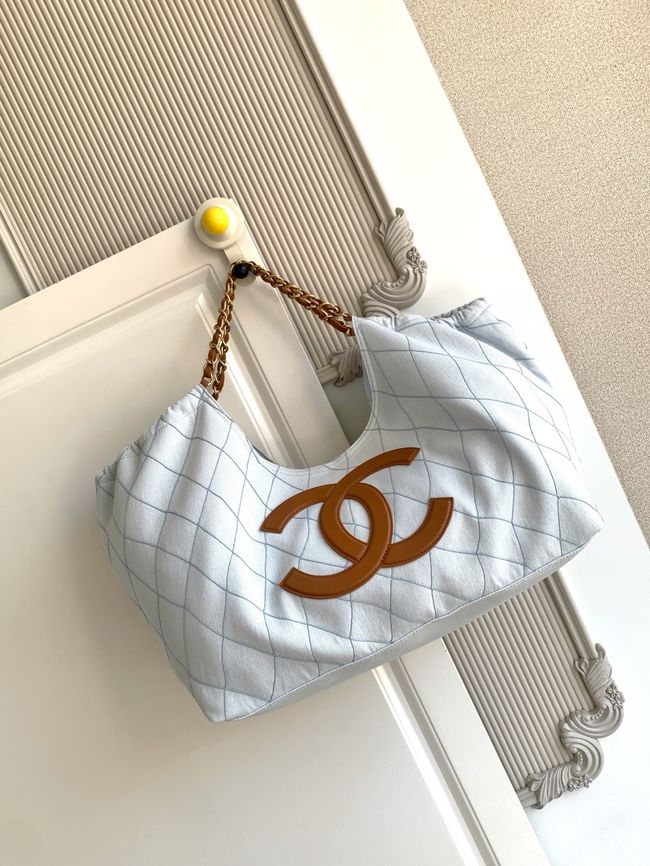Chanel Shopping Bag AS6475 sky Blue
