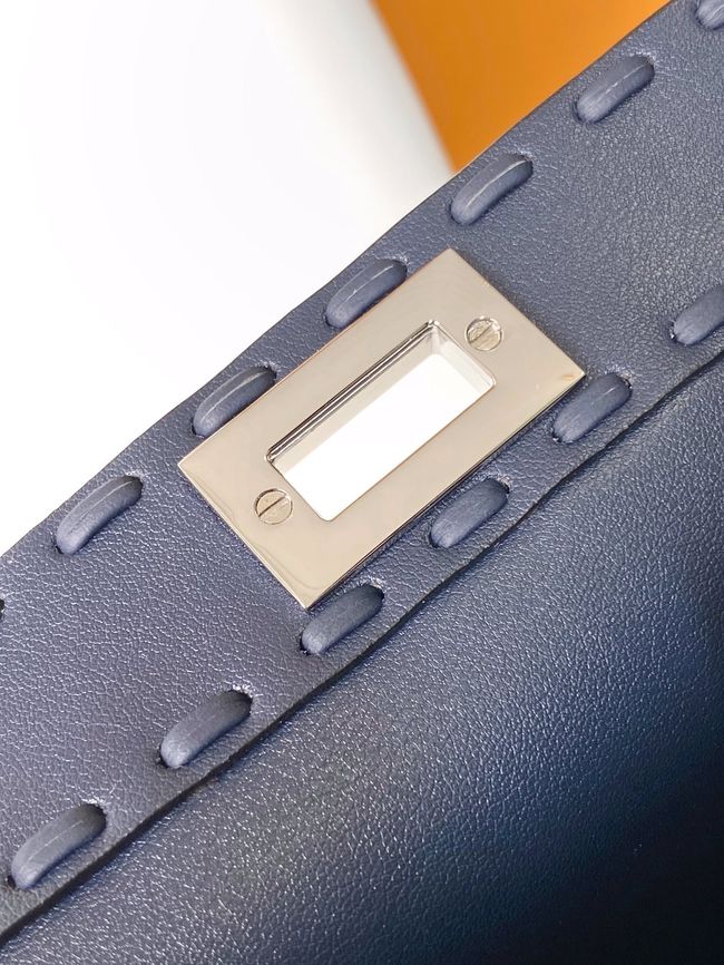 FENDI Peekaboo ISeeU Petite bag 8BN335A dark blue FENDI Peekaboo ISeeU Petite bag 8BN335A dark blue