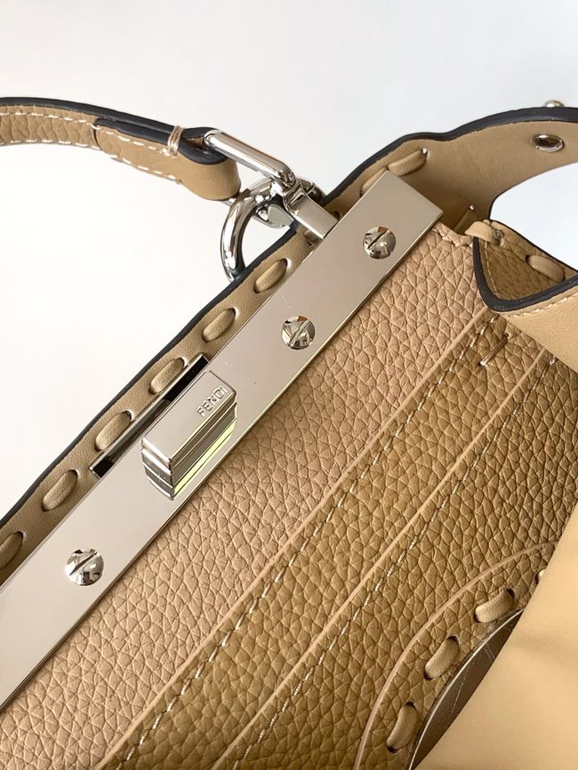 FENDI Peekaboo ISeeU Petite bag 8BN335A Apricot FENDI Peekaboo ISeeU Petite bag 8BN335A Apricot
