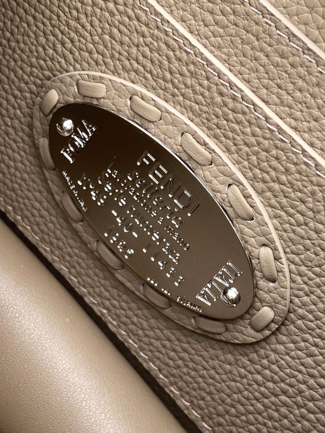 FENDI Peekaboo ISeeU Petite bag 8BN335A gray FENDI Peekaboo ISeeU Petite bag 8BN335A gray