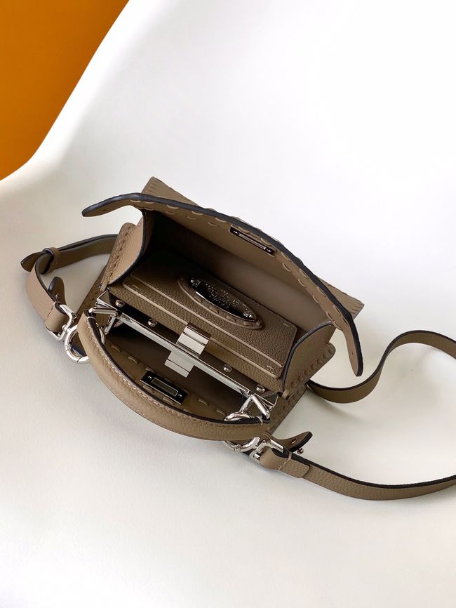 FENDI Peekaboo ISeeU Petite bag 8BN335A gray FENDI Peekaboo ISeeU Petite bag 8BN335A gray
