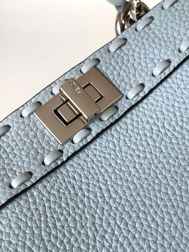 FENDI Peekaboo ISeeU Petite bag 8BN335A light blue FENDI Peekaboo ISeeU Petite bag 8BN335A light blue
