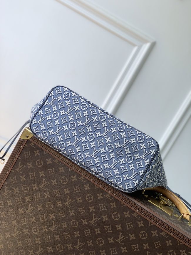 Louis Vuitton New Neverfull MM M2A096 Bleu Louis Vuitton New Neverfull MM M2A096 Bleu