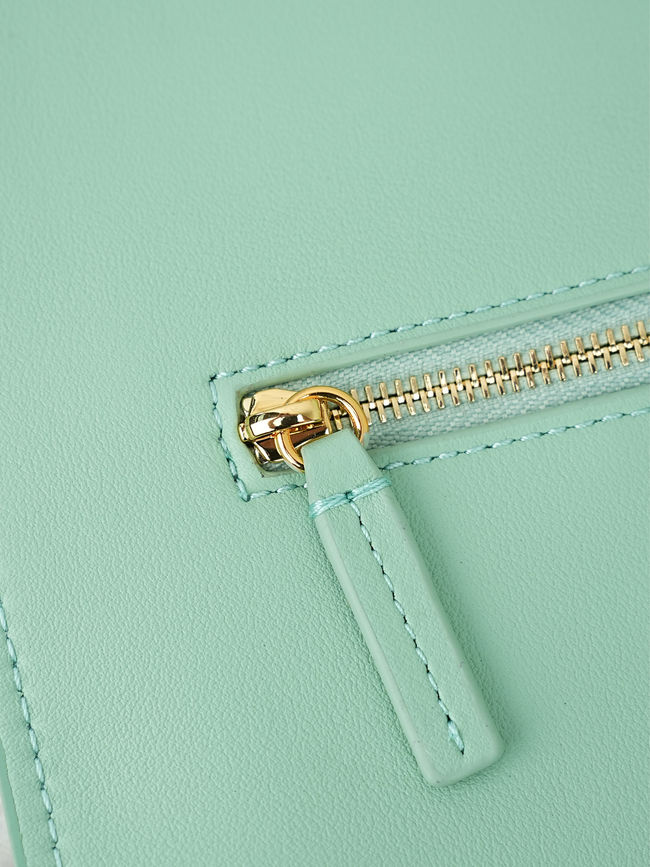 CHANEL Maxi Flapbag Suede Calfskin AS6233 Lake green