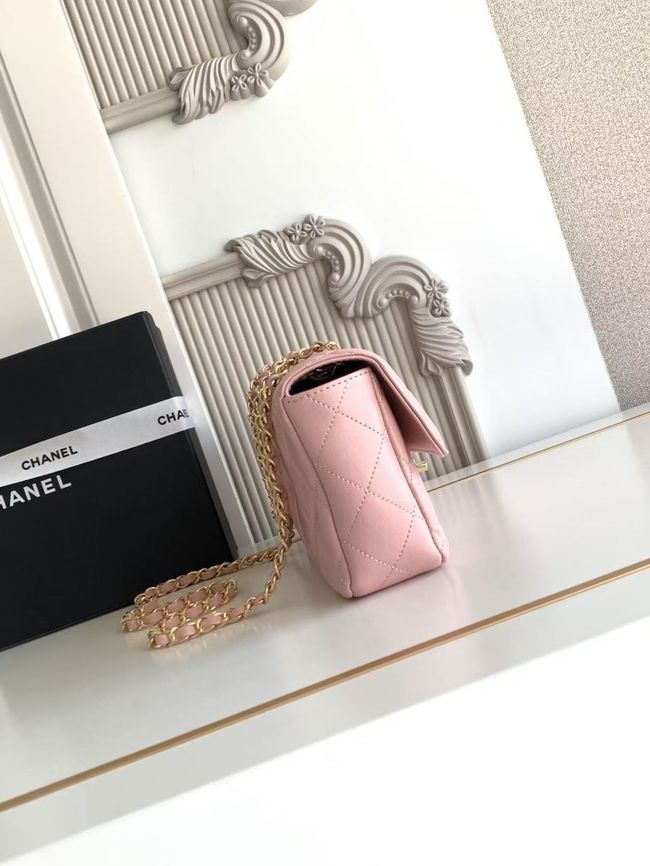 Chanel Flap Bag Lambskin AS6568 pink Chanel Flap Bag Lambskin AS6568 pink