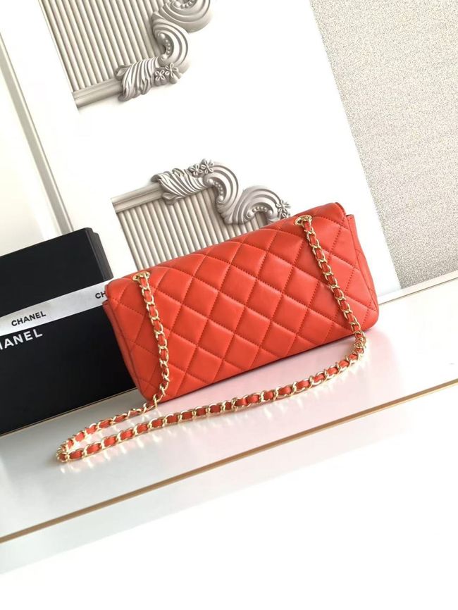 Chanel Flap Bag Lambskin AS6568 red Chanel Flap Bag Lambskin AS6568 red