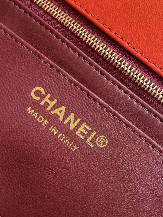 Chanel Flap Bag Lambskin AS6568 red Chanel Flap Bag Lambskin AS6568 red
