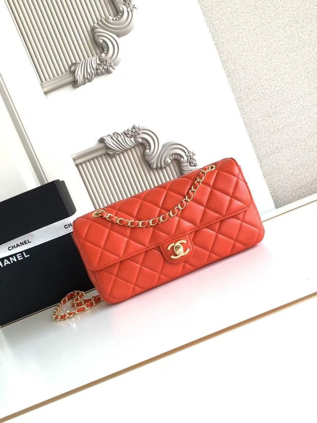 Chanel Flap Bag Lambskin AS6568 red Chanel Flap Bag Lambskin AS6568 red