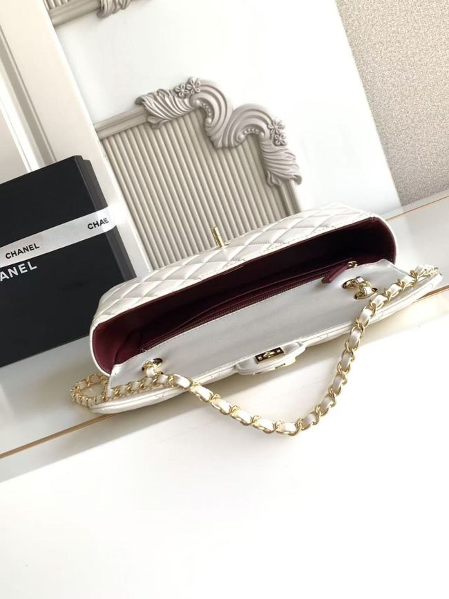 Chanel Flap Bag Lambskin AS6568 white