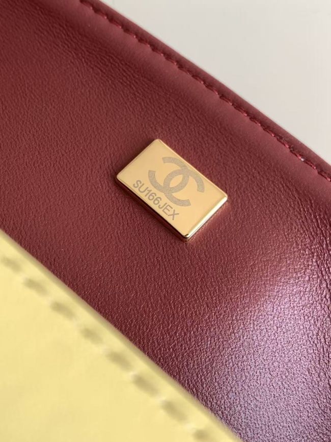 Chanel Flap Bag Lambskin AS6568 yellow